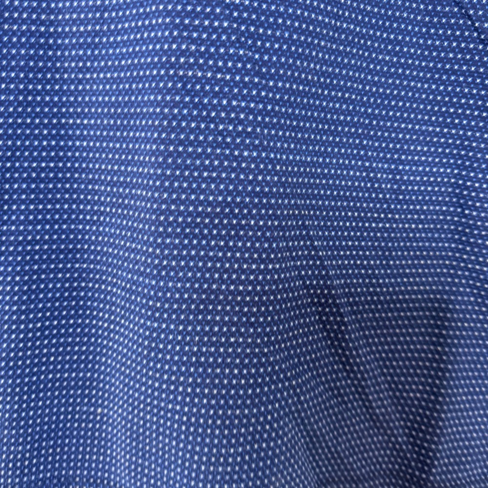 Robert Graham Mens Classic Fit Blue MicroDot Print Short Sleeve Polo Size Medium - Picture 4 of 10
